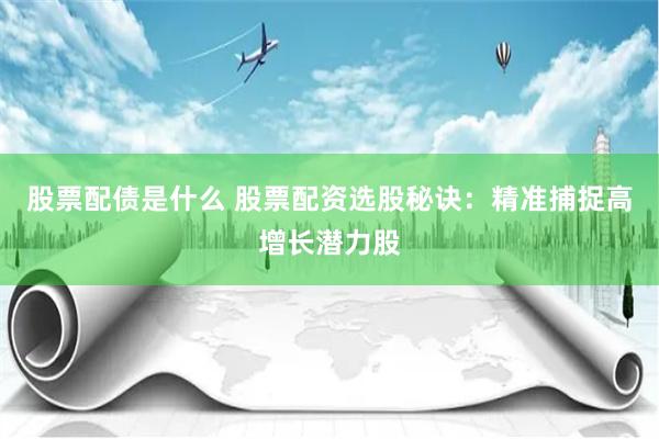 股票配债是什么 股票配资选股秘诀：精准捕捉高增长潜力股